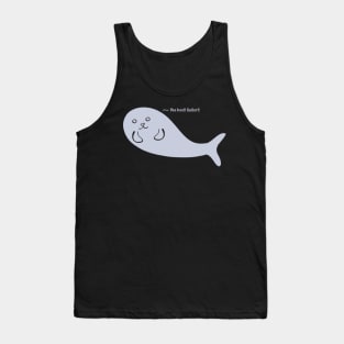 Yoo Hoo Sailor call by Kawaii Cute Seal, Funny Cute Saying, Grey Seal Tank Top